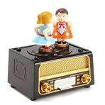 Radyo Müzikli Müzik Kutusu Kurmalı Dekoratif Hediyelik