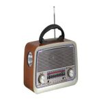 Radyo Nostalji Şarjlı Bt/usb/sd/aux Fenerli Taşınabilir Müzik Kutusu