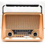 Radyo Nostalji Şarjlı Pilli Bt USB Sd Everton RT-756