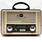Radyo Nostalji Şarjlı Pilli Bt/usb/sd Nns NS-8098BT