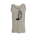 Raf Coll Erkek Yelkenli Baskılı Askılı Taş Renk T-shirt