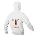 Raf.coll Oversize Kapüşonlu Sırt Baskılı Sweatshirt (M)