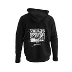 Raf.coll Sırt Baskılı Oversize Kapüşonlu Sweatshirt (Siyah, XL)