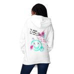 Raf.coll Sırt Baskılı Oversize Siyah Kapüşonlu Sweatshirt (2XL) (L, Beyaz)