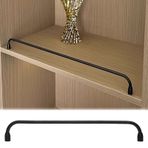 Raf Koruma Çubuğu, 3'lü Set Raflar, Modern Vitrinler ve Ayakkabılar için Dekoratif Koruma Çubuğu - 102 cm (40 İnç), Dolap Ön Döşeme Önleme İçin