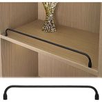 Raf Koruma Korkuluğu, 5'li Paket Metal Tel Ön Koruma Çubukları - Raflar, Ayakkabı Rafları, Kitaplıklar ve Girişler için Düşmeye Karşı Koruma Çubuğu - Set