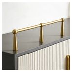 Raf Koruyucu Korkuluk, Korkuluk, Dolap, Kitaplık, Banyo için 10'lu Set Modern 60 cm Dekoratif Koruma Çubukları - Eşyaların Düşmesini Önler, Direk Olarak İdeal