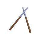 Raf Store Ahşap Ritim Çubuğu 1 Çift 30 cm Beyaz