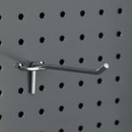 RafBurada 10 Adet Delikli Panel Kancası.Aksesuar Kancası 30 cm-2.5 cm