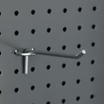 Rafburada ® 100 Adet Delikli Panel Kancası.aksesuar Kancası 25 Cm-2.5 Cm
