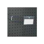 Rafburada ® 100 Adet Etiketli Delikli Panel Kancası.aksesuar Kancası 20 Cm-3.00 Cm