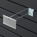 Rafburada ® 100 Adet Etiketli Kanal Pano Kancası.aksesuar Kancası 15 Cm