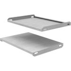 Rafburada 5 Adet A Tipi (Dıştan Geçmeli) Hafif Rack Tava - Depo Rafı Hafif Rack Tava GALVANIZ-40X30 cm 0,70 mm
