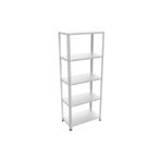 Rafburada 5 Katlı Galvaniz Çelik 43x60x200 cm Depo Kiler Dosya Rafı