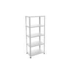 RafBurada 5 Katlı Galvaniz Çelik Raf - Depo, Arşiv, Kiler, Dosya, Market Rafı 43x75 Cm-200 Cm-0.70 Mm