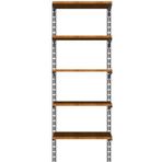 Rafburada 5 Katlı Kitaplık. Ahşap Duvar Rafı. Dekoratif Raf. Beyaz 30x60