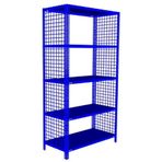 RafBurada 5 Katlı Renkli Tel Kafes Çelik Raf Dekoratif Raf 43x75 200 cm