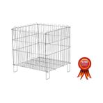 RafBurada Katlanır Havuz Sepet - Krom Ve Galvaniz Kaplı Havuz Sepet 60x80 Cm