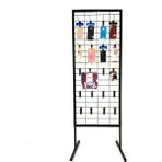 Rafburada Tel Pano Stand - Telli Aksesuar Çorap Standı, Tel Çorap Standı - 60x120 - Siyah
