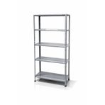 RAFÇI 5 Katlı Çelik Raf 43x93 cm Galvaniz Çelik | Depo Kiler Ofis Arşiv Raf Sistemi