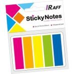 Raff Neon Renkler Yapışkanlı Not Kağıdı 5 Renk ( 15 mm * 75 Mm) - Çok Renkli - Boyut - Post-it