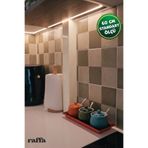 Raffa Doğalgaz Borusu Gizleme Kanalı 6x6 Beyaz - Yapışkanlı Boru Kapatıcı (60 cm Standart Ölçü)