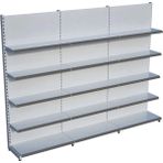 Raffar Beyaz Metal 5 Katlı 3'lü Birleşik Katlı Market Raf Sistemi | Market Rafı | G270CM Yükseklik H220 Cm| - Siyah - ölçü