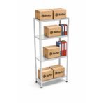 Raffar Galvaniz 4 Katlı Arşiv Raf Sistemi - Çelik Raf - Metal Raf 31x60xH150CM