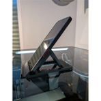 Rafine Studio 3D Siyah Katlanabilir Çok Açılı Tablet ve Telefon Standı – Ayarlanabilir Masaüstü Aparat, Tutucu