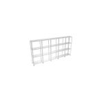 Rafistan 4 Katlı Galvaniz Çelik Raf 43x300x250 cm - Depo, Arşiv, Kiler, Dosya, Market Rafı - Gri