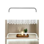 Raflar için güvenlik korkuluğu, ön korkuluk, alüminyum dolap, düşme önleyici çubuk, ayakkabı ve kitaplar için, çok amaçlı depolama rafı (renk 3, 100 cm/39,3 inç) - Barand