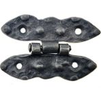 Raftan Topla Antika Tarz Dekoratif Pirinç Bodur Menteşe - 75X50 Mm, Oksit