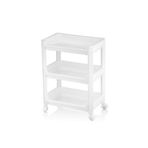 RAFTY GENİŞ 3 KATLI TEKERLEKLİ SEPET ORGANİZER DÜZENLEYİCİ RAF ÜNİTESİ 352X220X480MM (4887