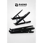 Ragno Katlanır Laptop Standı–Ergonomik Metal Notebook Yükseltici, Tüm Modellere Uygun,Taşınabilir,5 Kademe