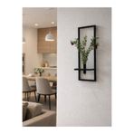 Ragno metal çiçeklik modern dekoratif duvar süsü 22x55cm dikdörtgen duvar saksılığı,metal dekorasyon saksı