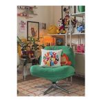 RahanDesign Çocuk Odası Pamuklu Punch Işlemeli Renkli Kırlent Kılıfı - 43*43cm - Punch Işlemeli Yastık Kılıfı