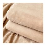 Rahat Çarşaf - Lüks Bir Gece Uykusu için Birinci Sınıf Sıcak Flanel Çarşaf - Yumuşak Mikrofiber Polar Ev Havlusu - Kahve olarak mevcuttur, 160 x 230 cm