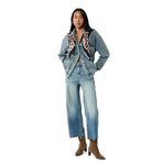 Rahat Kalıp Yüksek Bel Geniş Paça Jean Pantolon - Culotte Jeans