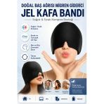 Rahatlatıcı Bandı Soğuk Sıcak Kompres Jel Baş Ağrısı Bandı Göz Dinlendirme Uyku Maskesi