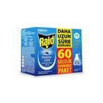 Raid Elektro Ekonomik Paket 60 Gece 2 Yedek Sivrisineklere Karşı Likit