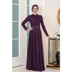 Raika Moda Parıltılı Işıl Tesettür Büyük Beden Abiye