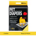 Raikou Parça Bna Kömür Karbon Molekülü Evcil Hayvan Eğitim Köpek Idrar Pedi Köpek Bezi - Açık Gri - S
