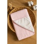 Rain Baby Bebek Battaniyesi Pamuklu 90X90 Battaniye - Pembe