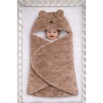 Rain Baby Bebek Kundak Animal Desenli - 0-Kahverengi
