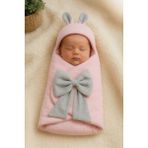 Rain Baby Bebek Kundak Fiyonklu Sevimli Kundak - 45 x 71 cm
