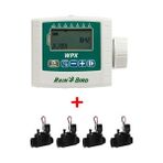 Rain Bird Esp 9V Pilli Kontrol Ünitesi Selenoid Vana Seti 4 Istasyon 4 Vana - Siyah