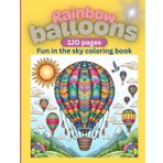 Rainbow balloons: Fun in the sky coloring book: Colorful hot air balloons, Airships flying high, Sky explorers, Coloring the skies, Fun sky ... objects, Sky travelers, 8.5 x 11 inches