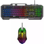 Rainbow Bkb8 Rgb Gaming Kalavye Kablolu Mekanik 105 Tuşlu Led Işıklı Oyuncu Klavye + Mouse