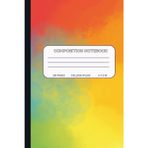 Rainbow Composition Notebook: 100 Pages | 6" x 9" | College Ruled | Colorful Rainbow Design | Soft Cover Matte Finish