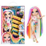 Rainbow High Saç Tebeşir ve Stil Amaya - Gökkuşağı 11" Bebek. Yıkanabilir Gökkuşağı Saçı Tebeşir, Renk, Stil, Oyun, Durulama ve Tekrarlayın. 4-12 yaş ve üzeri çocuklar için harika bir hediye